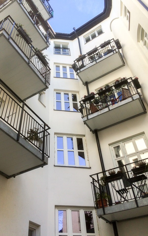 fönsterinstallation på BRF i Stockholm