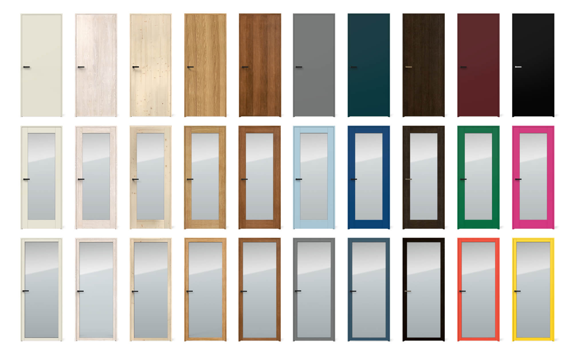 The Architect range door models