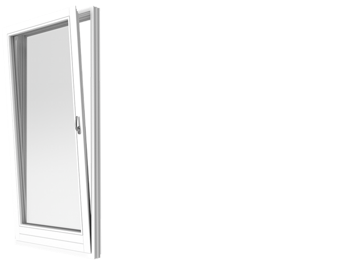 Fönsterdörr inåtgående 1-luft med dreh-kipp funktion