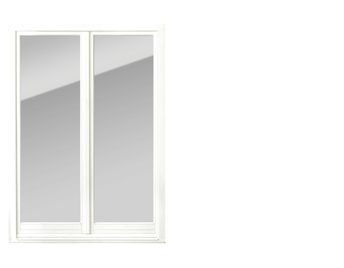Parfönsterdörr inåtgående 2-luft med dreh-kipp funktion