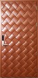 Ekstrands ytterdörr Braid 180 i specialmått, tillval: Kulör special (332 äkta koppar metallic), Yale Doorman
