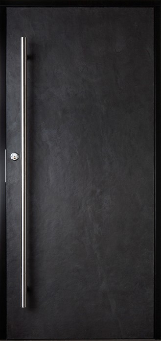 Ekstrands ytterdörr Berg 160 Noir, Tillval: kulör svart RAL 9005, draghandtag D2R, dolda gångjärn