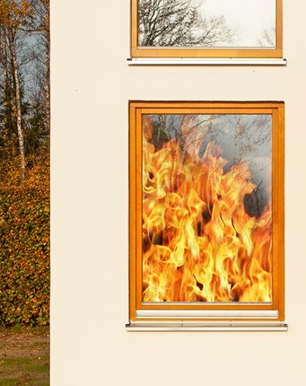 Brandklassat fönster från Ekstrands, EC/90 EI30
