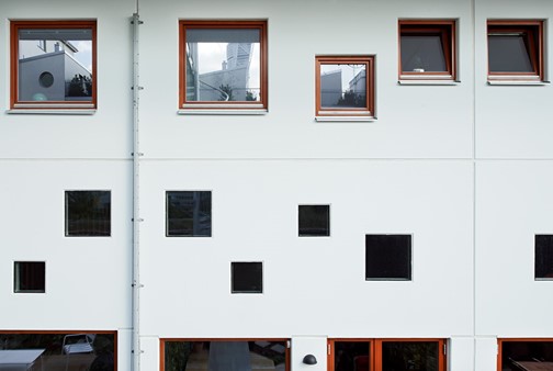 Karmlösa fönster från Ekstrands på Klippern 3, Arkitekt: Hauschild & Siegel 