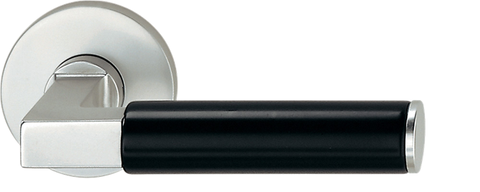 Handtag FSB 1102 Aluminium 0105 anodiserad med svart trycke för inner- & ytterdörrar