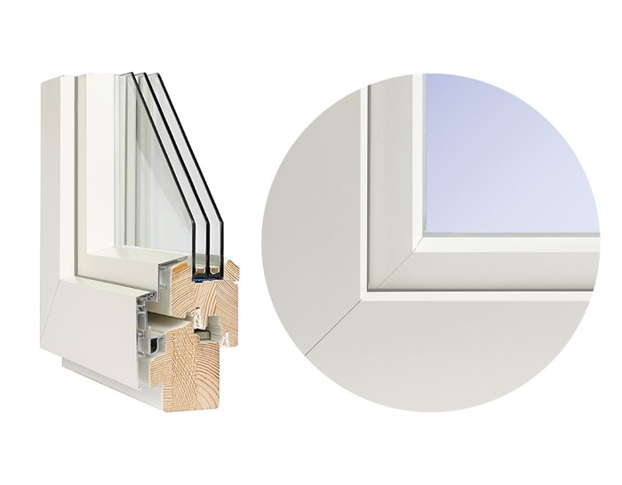 Europa68 Trä/Alu standard 3-glas