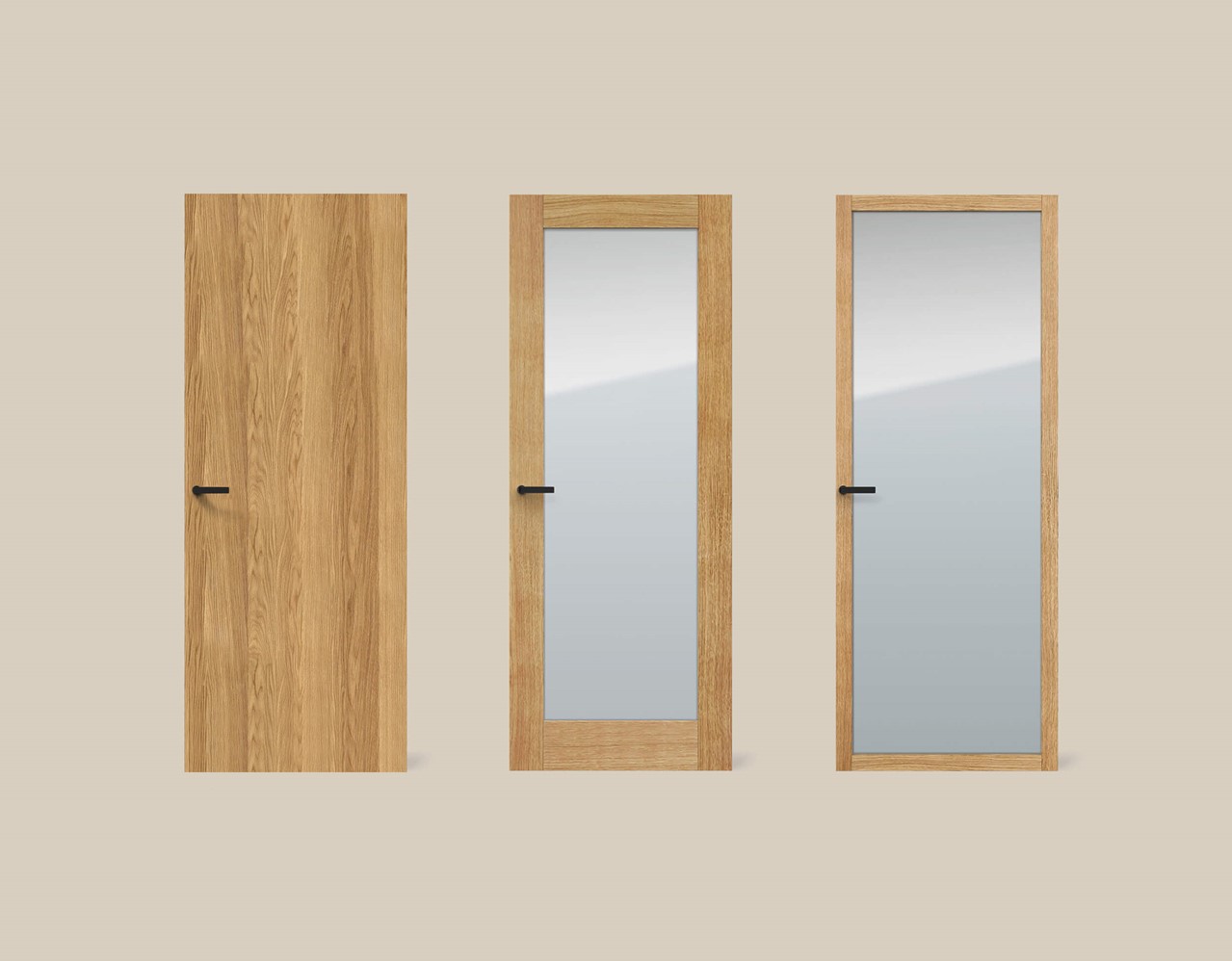 Dörrtyper i BAS-Familjen, Slät - Form Design - Form Slim