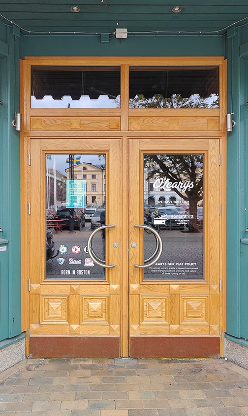 Entréport från Ekstrands i oljad ek 